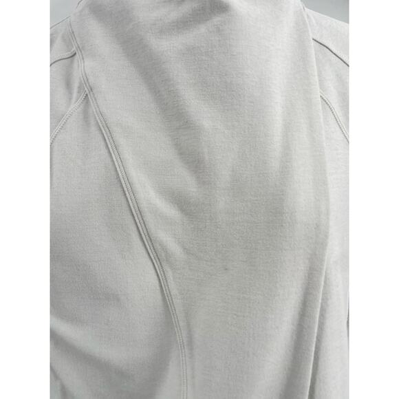 Lululemon Rulu Rally Wrap Heathered Ocean Mist Cozy Neutral Minimalist Sweater 6 - Picture 13 of 15
